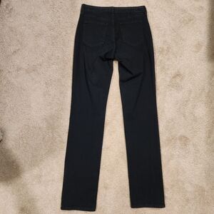 NYDJ Jeans, Straight Leg Slim, Full Length, Size 2, Color: Black